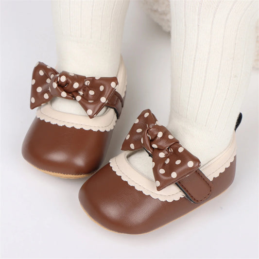 Bowknot Girl Baby Shoes -H