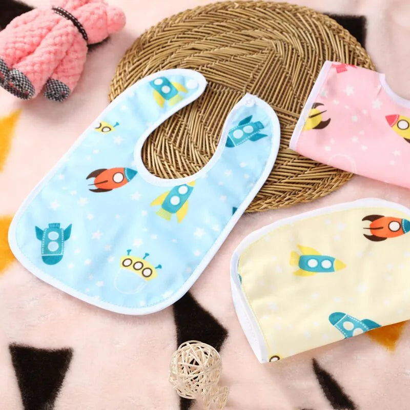 Cotton High Quality Babadores Burp Saliva Towel Cartoon Bibs
