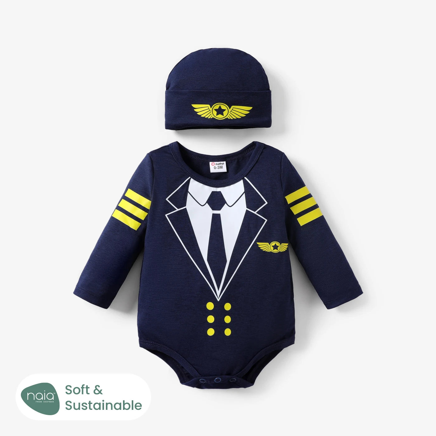 Juniors Pilot Print 3-Piece Apparel Set