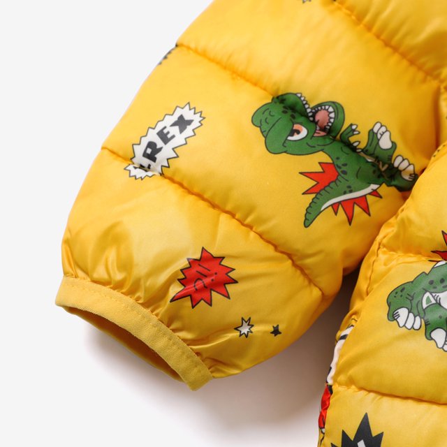 Children's Casual Down Jacket Cotton-padded Jacket Handsome Cotton Coat for Winter