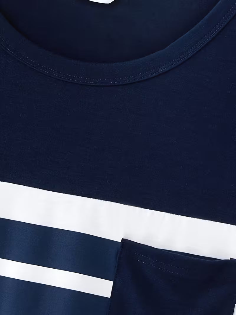 Short Sleeve T-Shirt Color Blocks