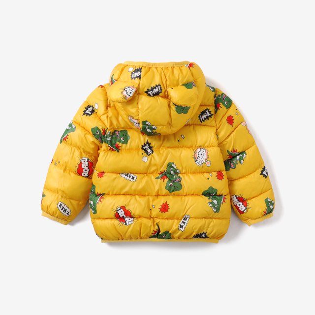 Children's Casual Down Jacket Cotton-padded Jacket Handsome Cotton Coat for Winter