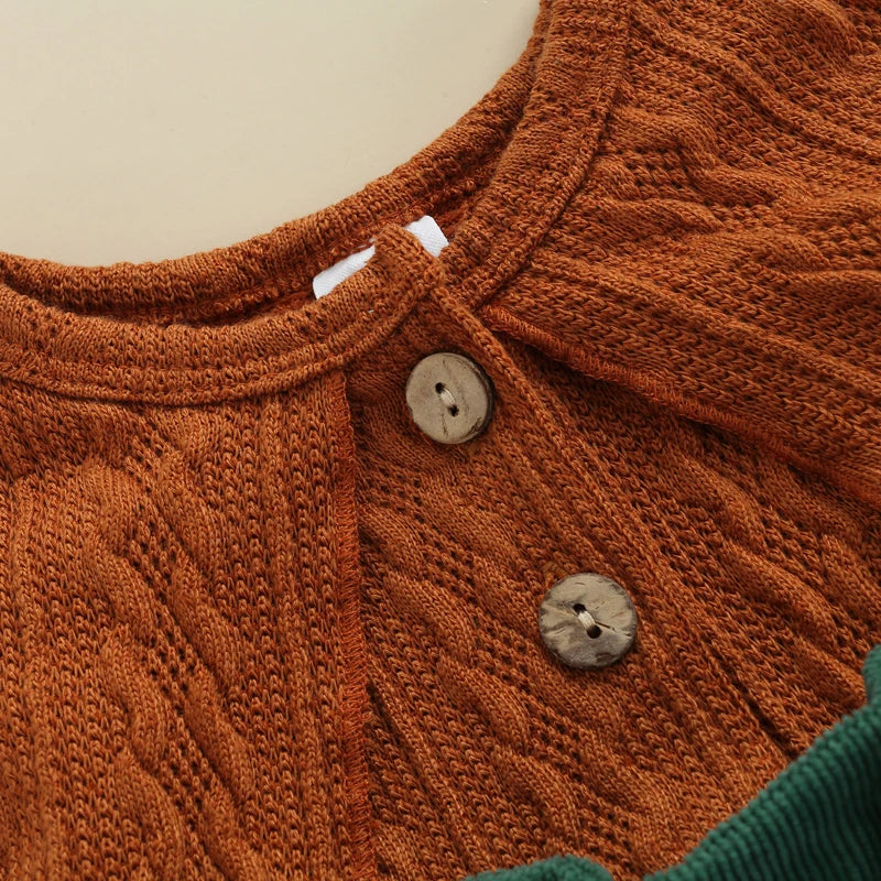 Winter Baby Girl Rompers Long Sleeve Cape Collar Bow