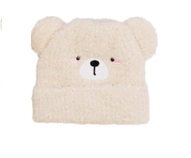 Teddy Bear Fleece Beanie