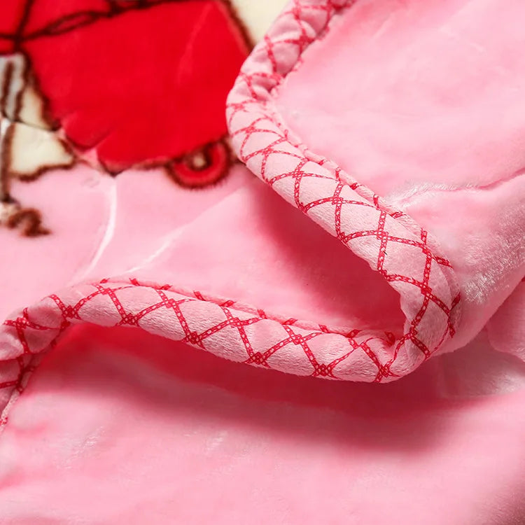 Double Layer Double Sided Cloud Blanket -H