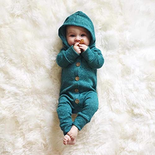 Baby Boys Cute Solid Color Romper
