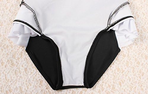 Baby Girls One Piece Swan Swimsuits Ruffle Bathing Suit Beachwear