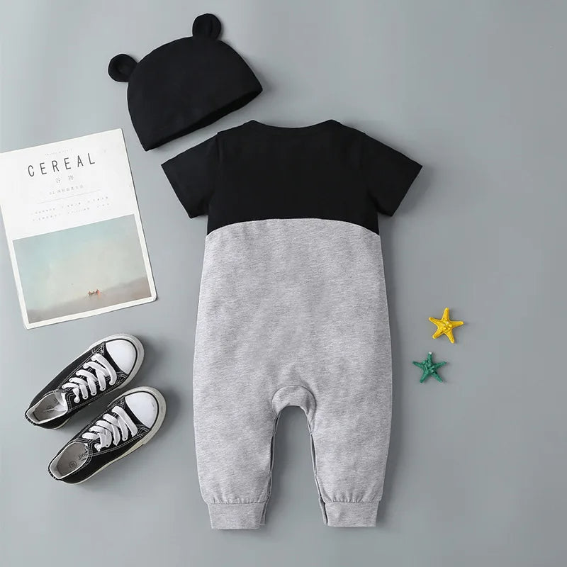 Baby Panda Romper and Hat