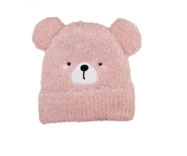 Teddy Bear Fleece Beanie