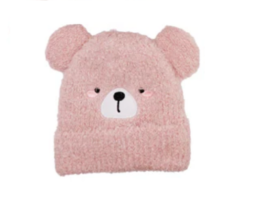Teddy Bear Fleece Beanie