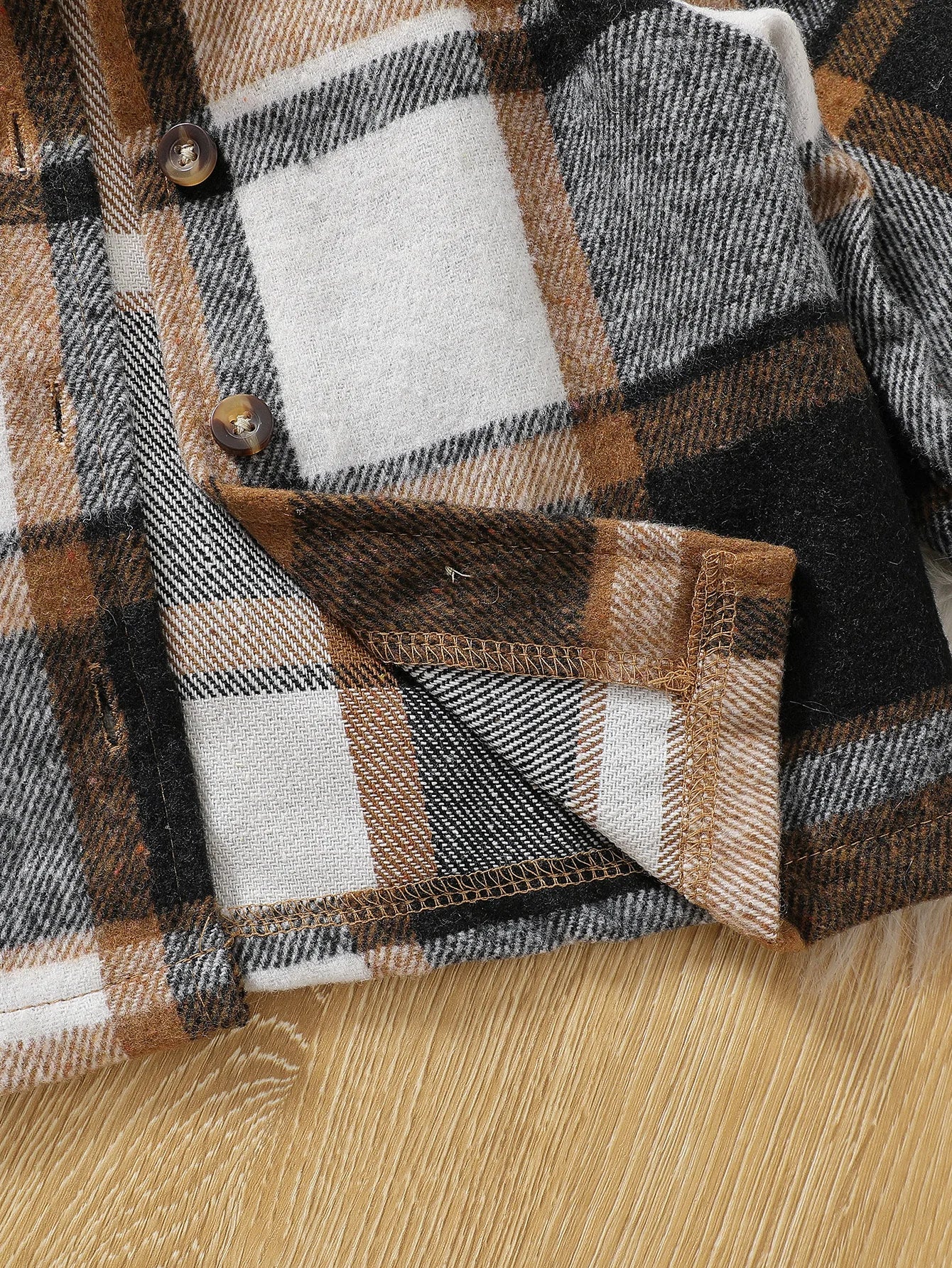 striped hooded jacket