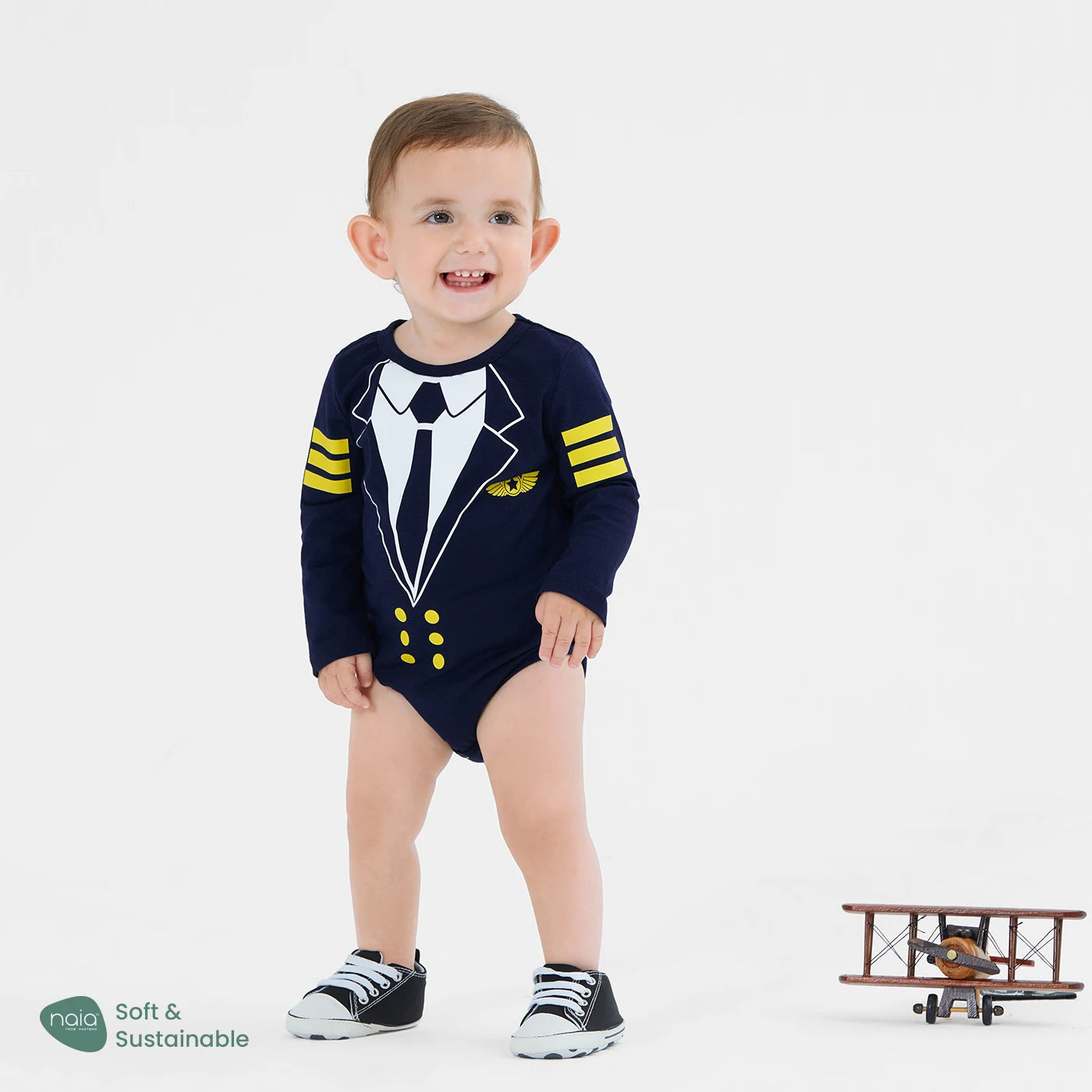 Juniors Pilot Print 3-Piece Apparel Set