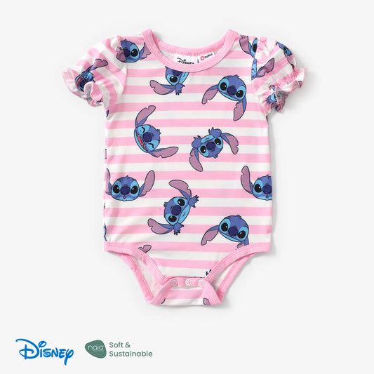 Baby Onesie Stitch Baby Pajamas Stitch Baby Onesie Pink
