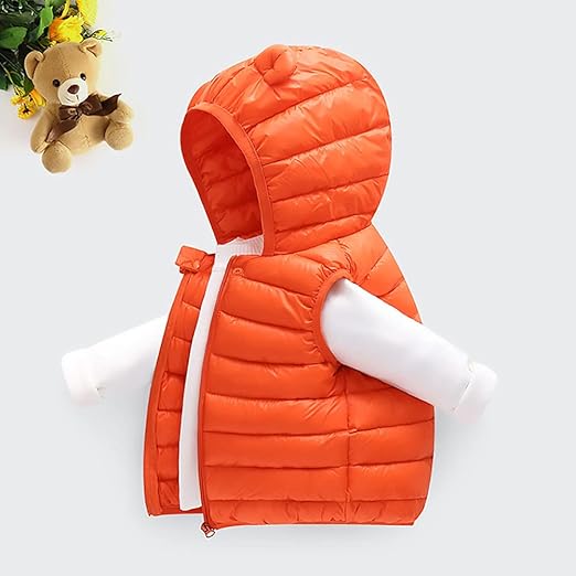 Boys Girls Puffer Down Vest Toddler Sleeveless Jacket