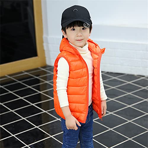 Boys Girls Puffer Down Vest Toddler Sleeveless Jacket