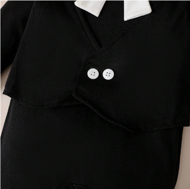 Gentleman Clothes Overalls Tuxedo Attire Romper