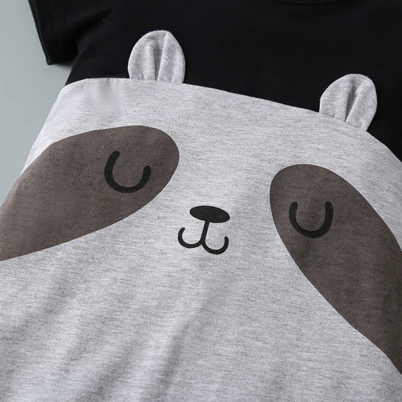 Baby Panda Romper and Hat