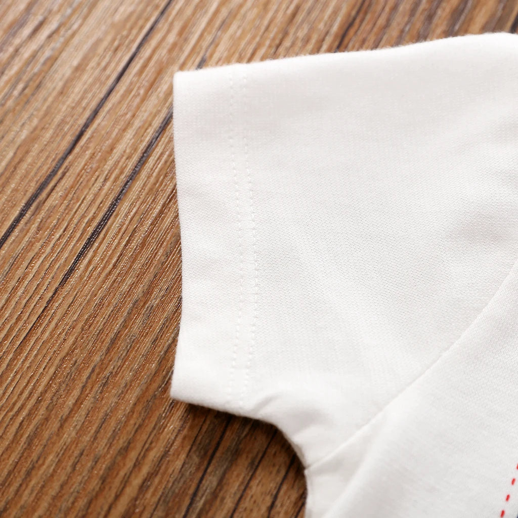 Baby Boy Gentle Style Faux-two Romper