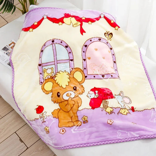 Double Layer Double Sided Cloud Blanket -H