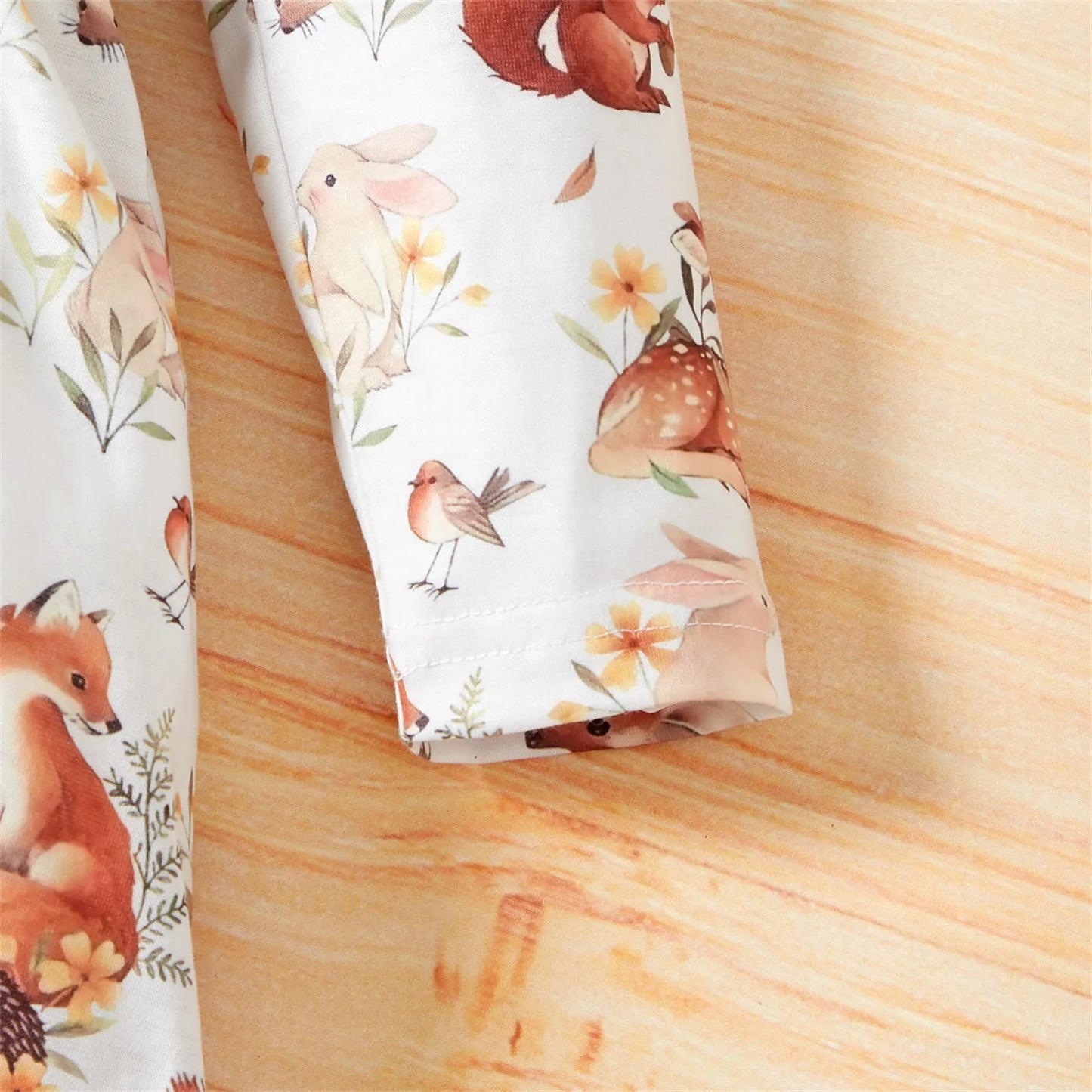 Print Animals Long-sleeve Frock