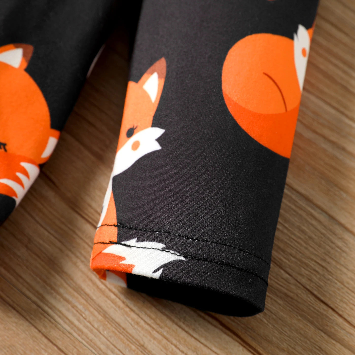 Boy Fox Print Long-sleeve Tee