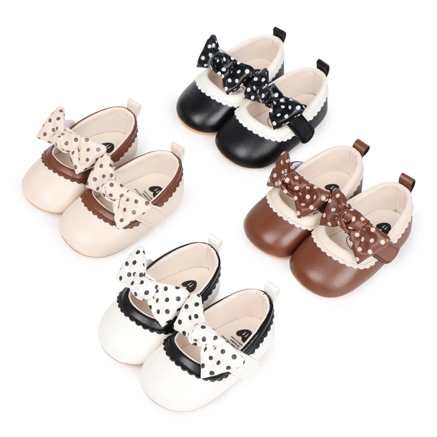 Bowknot Girl Baby Shoes -H