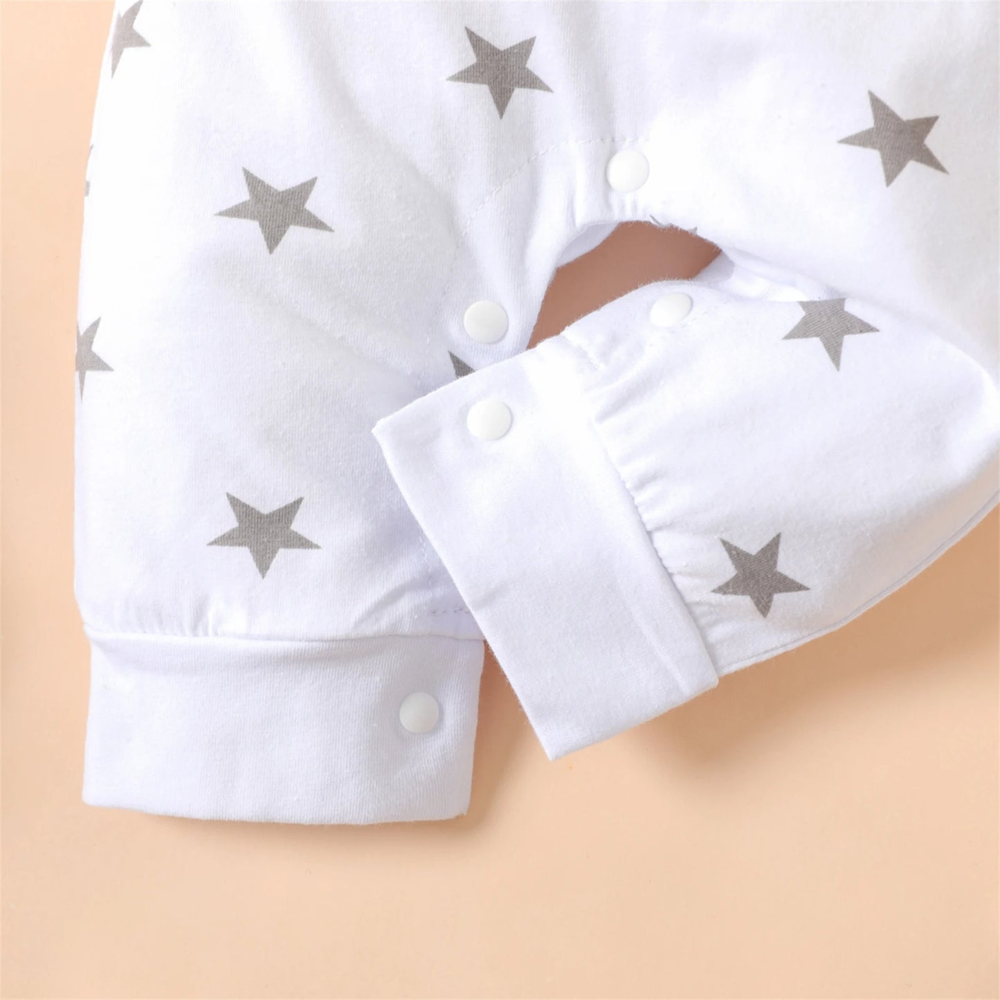 Baby Heart Letter Print Long-sleeve Jumpsuit