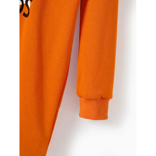 Orange warm cute Hoody