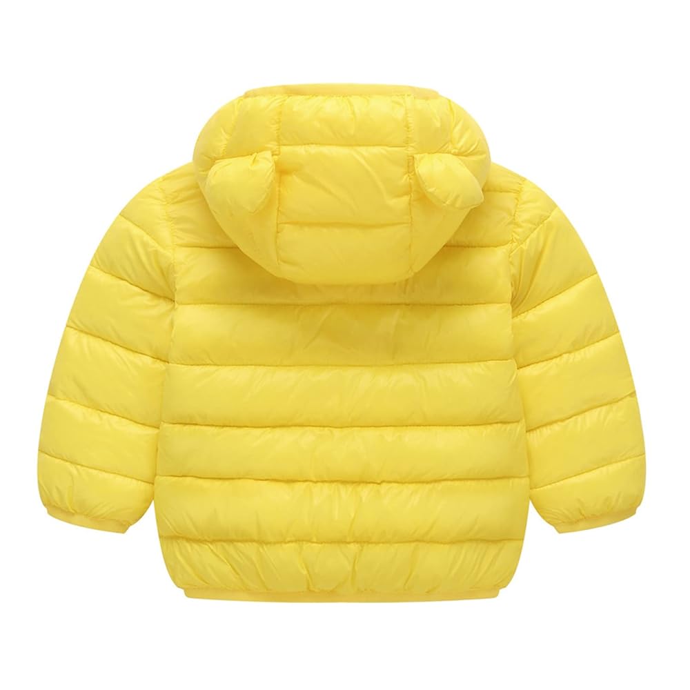 Cute Baby Girls Jackets Kids Boys Down Coats With Ear Hoodie Spring Girl Clothes Infant Children's Clothing for Boys Coat