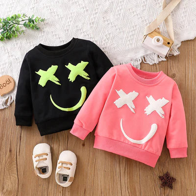 winter Glow in The Dark Print Long-sleeve Sweatshirt