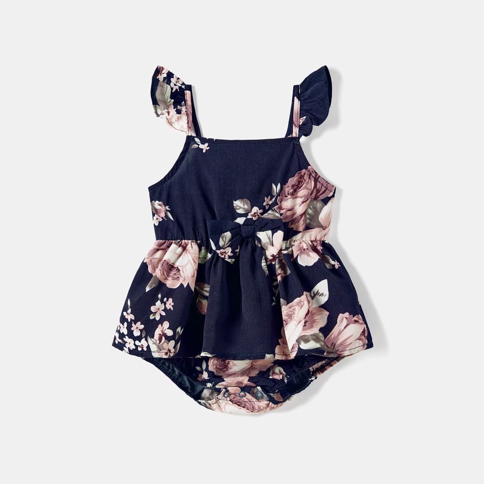 Floral Short-sleeve Romper