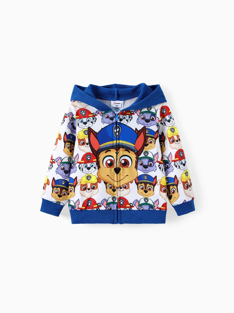 PAW Patrol Toddler Boy Chase Zipper Design Hooded Jacket Blue