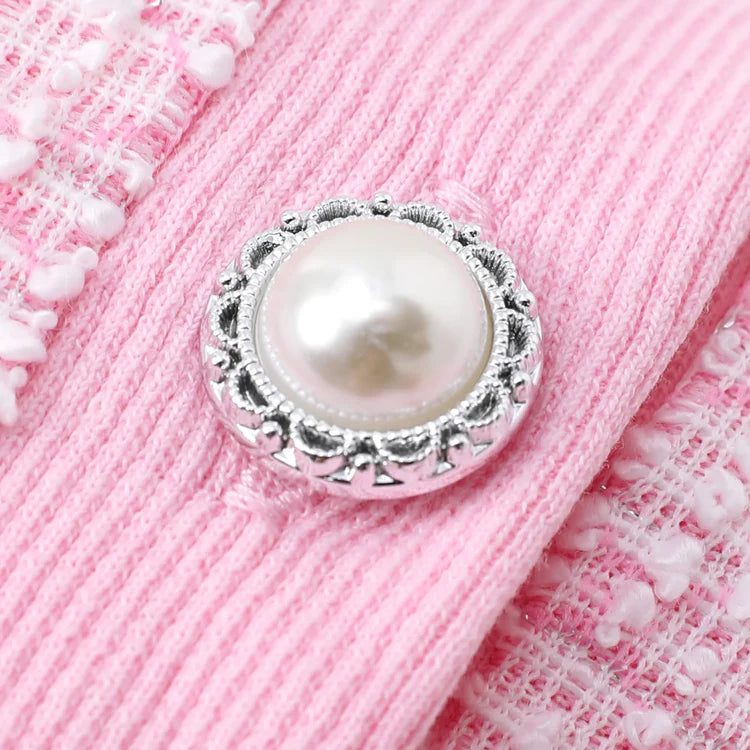 Barbie Character Print Sweet Secret Button Top