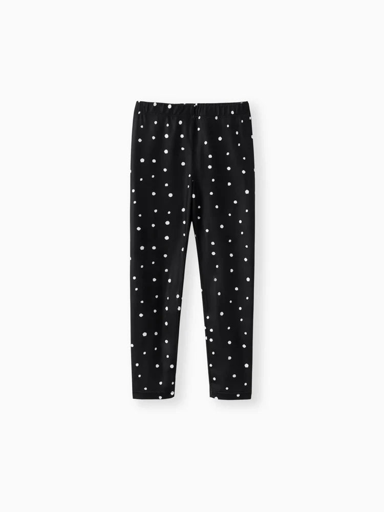 Toddler/Kid Girl Elasticized Leggings Black