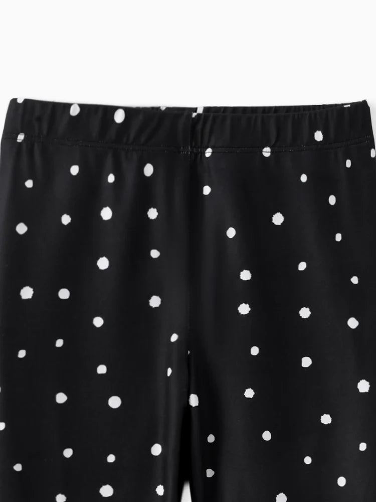 Toddler/Kid Girl Elasticized Leggings Black