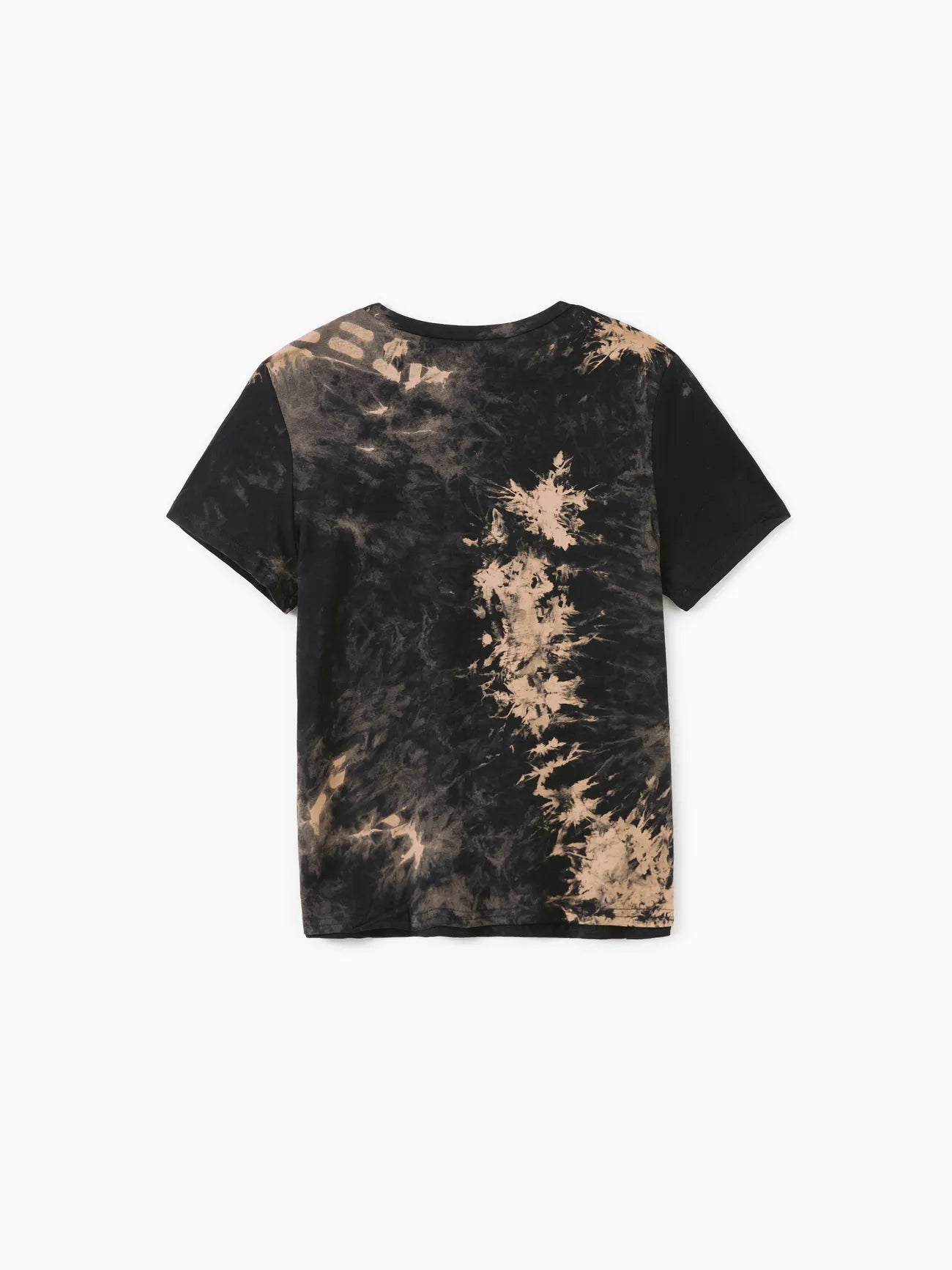 Short sleeve Tie Dye Letter Print T-shirts