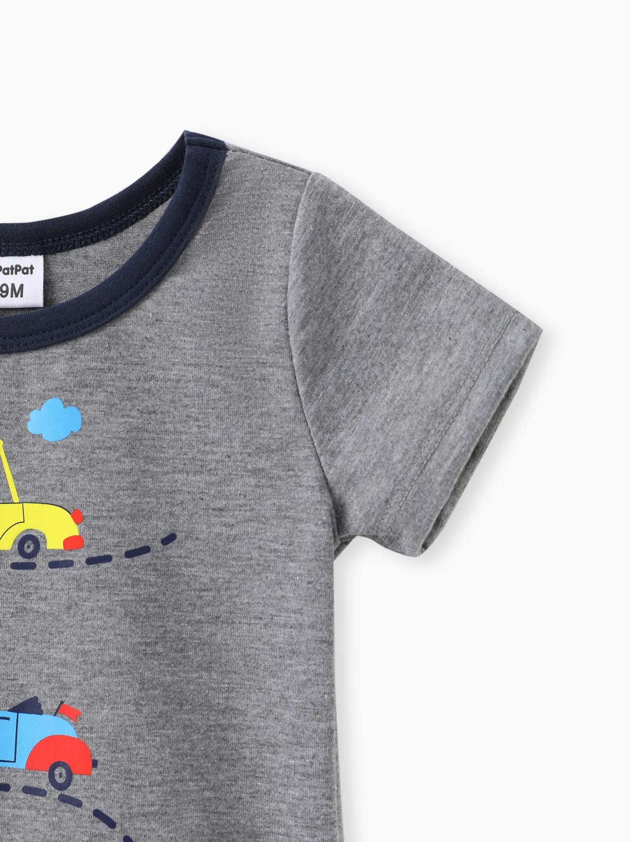 Vehicle Baby Boy Cartoon Romper