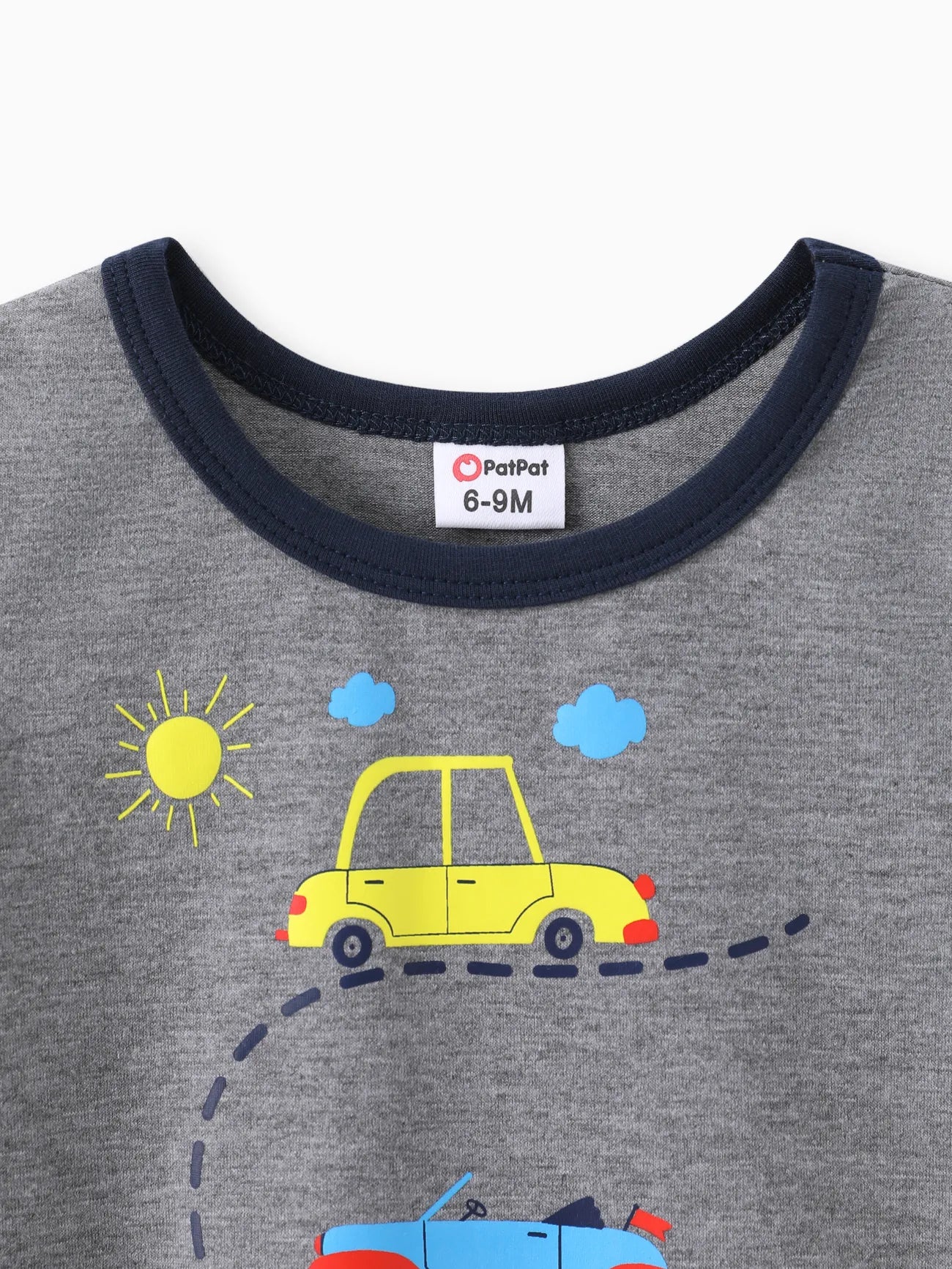 Vehicle Baby Boy Cartoon Romper