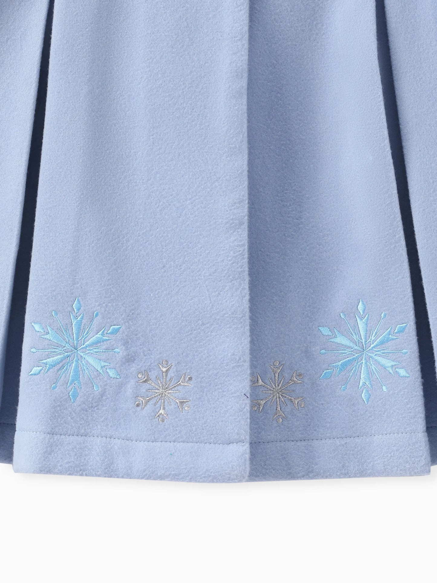 Disney Frozen  Elsa/Anna  Snowflake Embroidered Plush Collar Coat