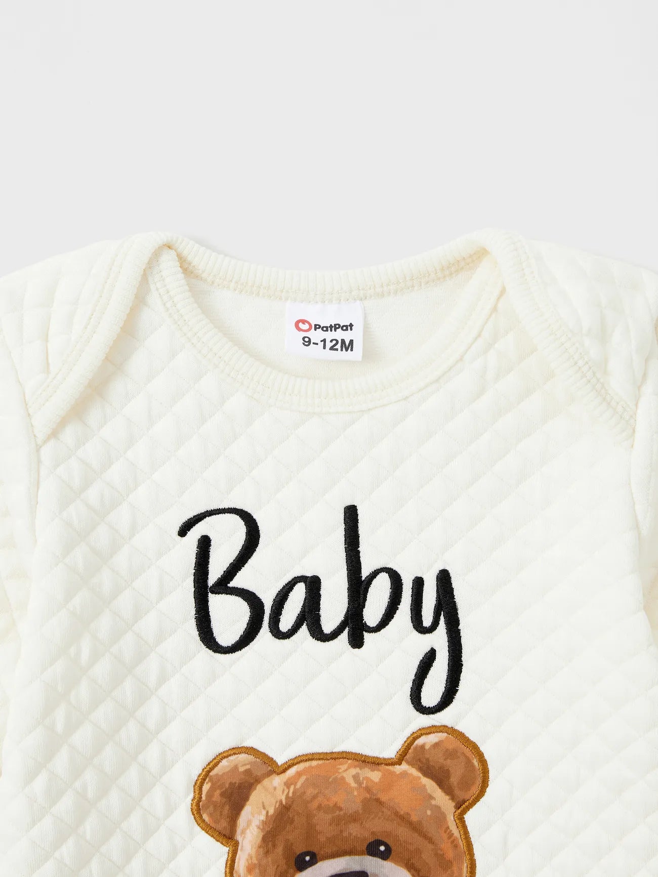 Bear Print Long Full Romper