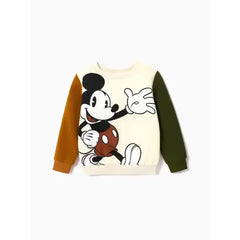 Disney Mickey and Friends Toddler Boy Mickey Mouse Pattern Print Long-sleeve Top