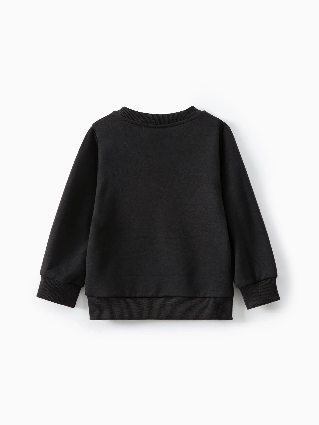 Letters & Heart Print Long-sleeve Sweatshirt