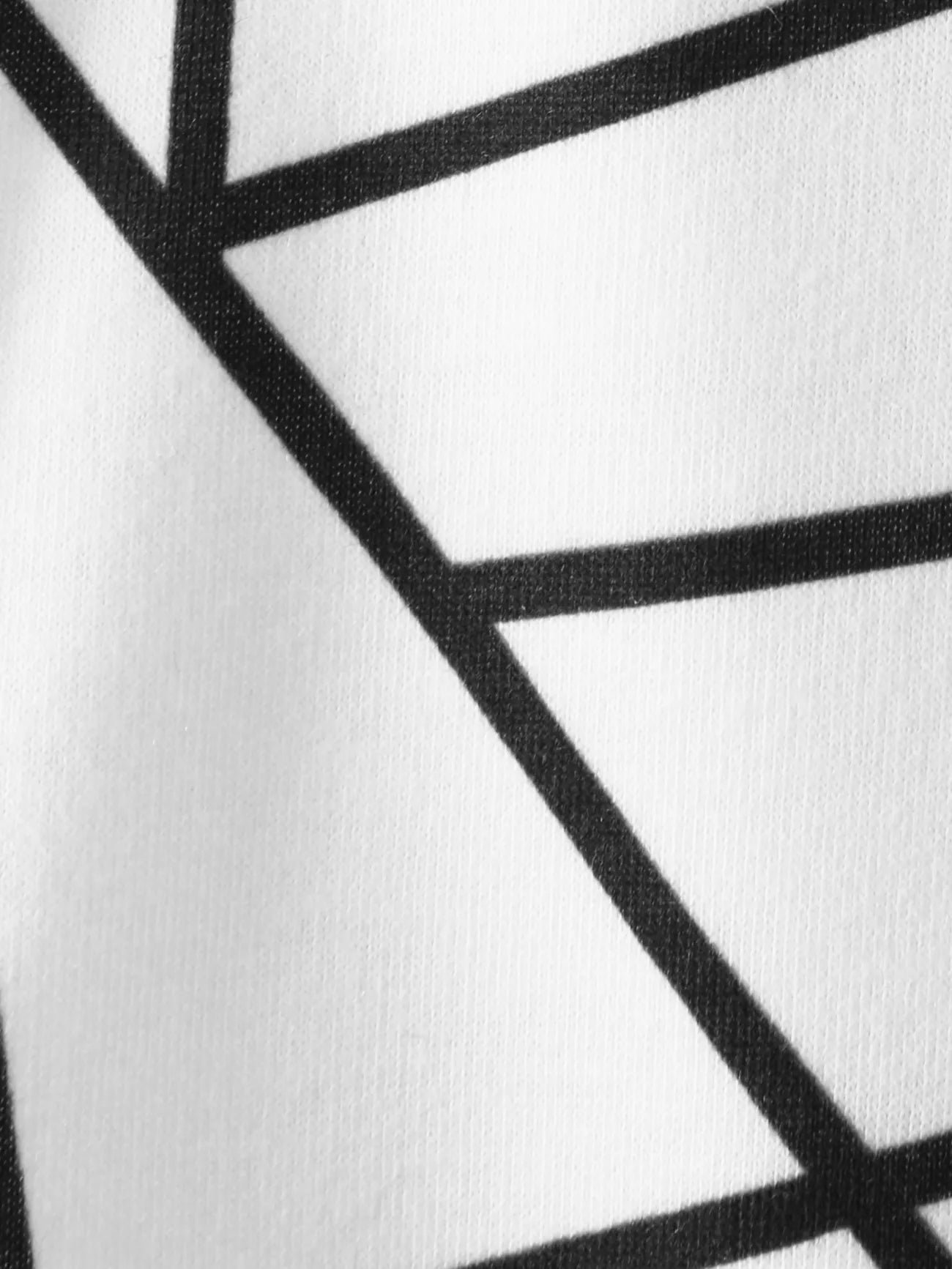 Leather Patch Baby Boy Design Geometric Print Pants