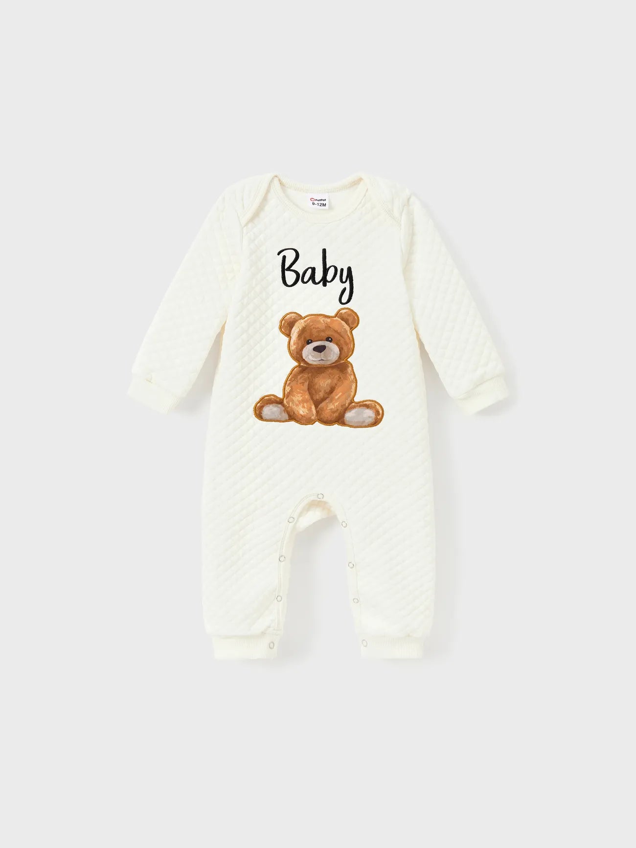 Bear Print Long Full Romper