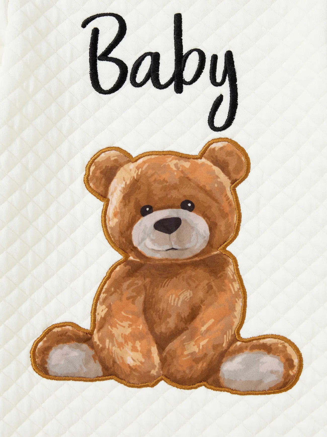 Bear Print Long Full Romper