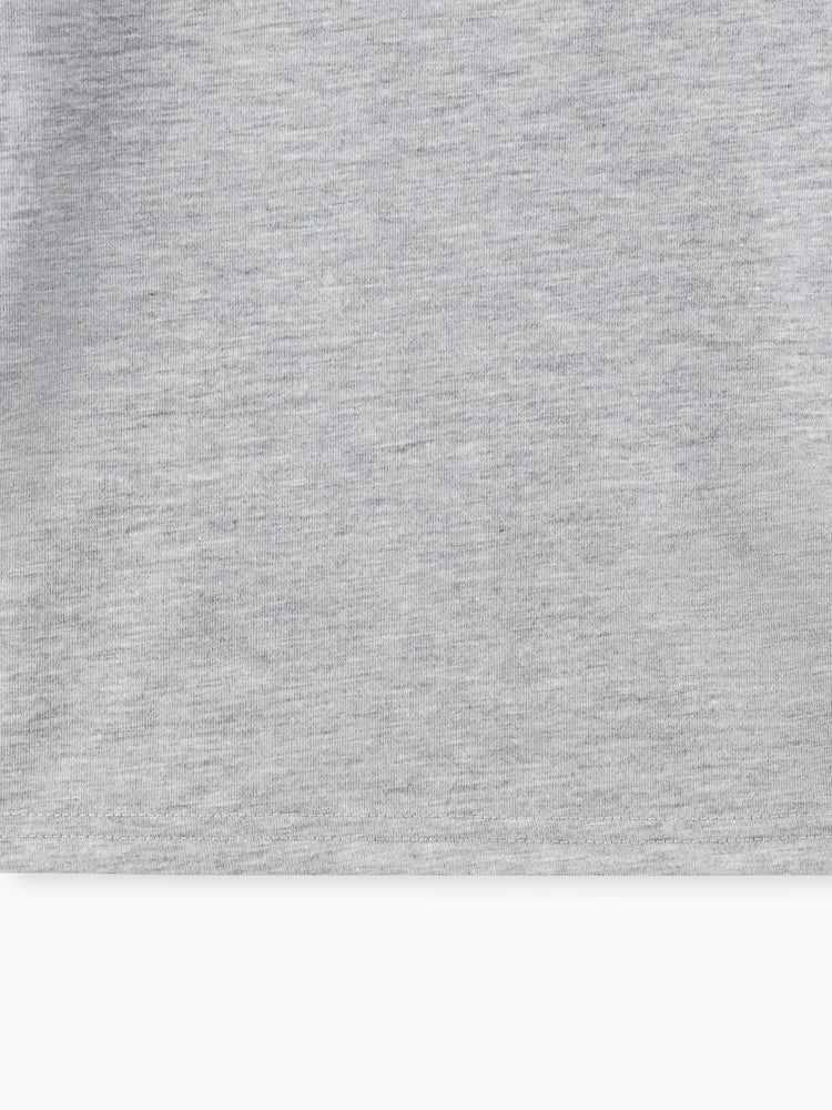 Stripe Splice Chest Pocket Decor Long-sleeve Tee Black