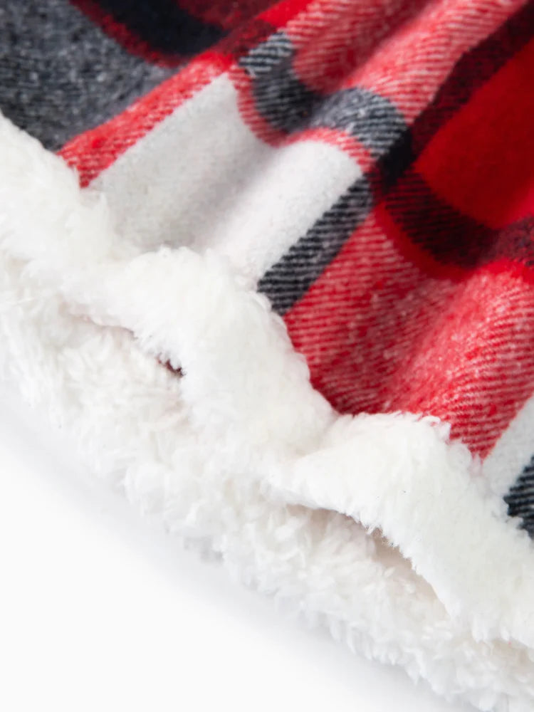 Hound stooth Pattern Sweet Hooded Suit Cloak