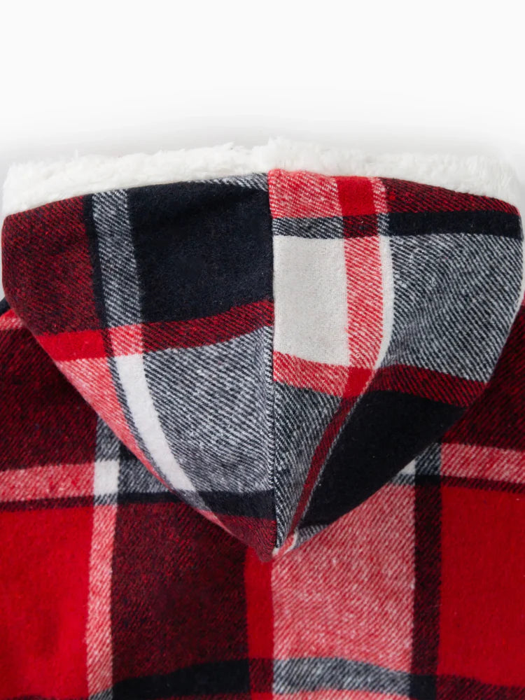 Hound stooth Pattern Sweet Hooded Suit Cloak