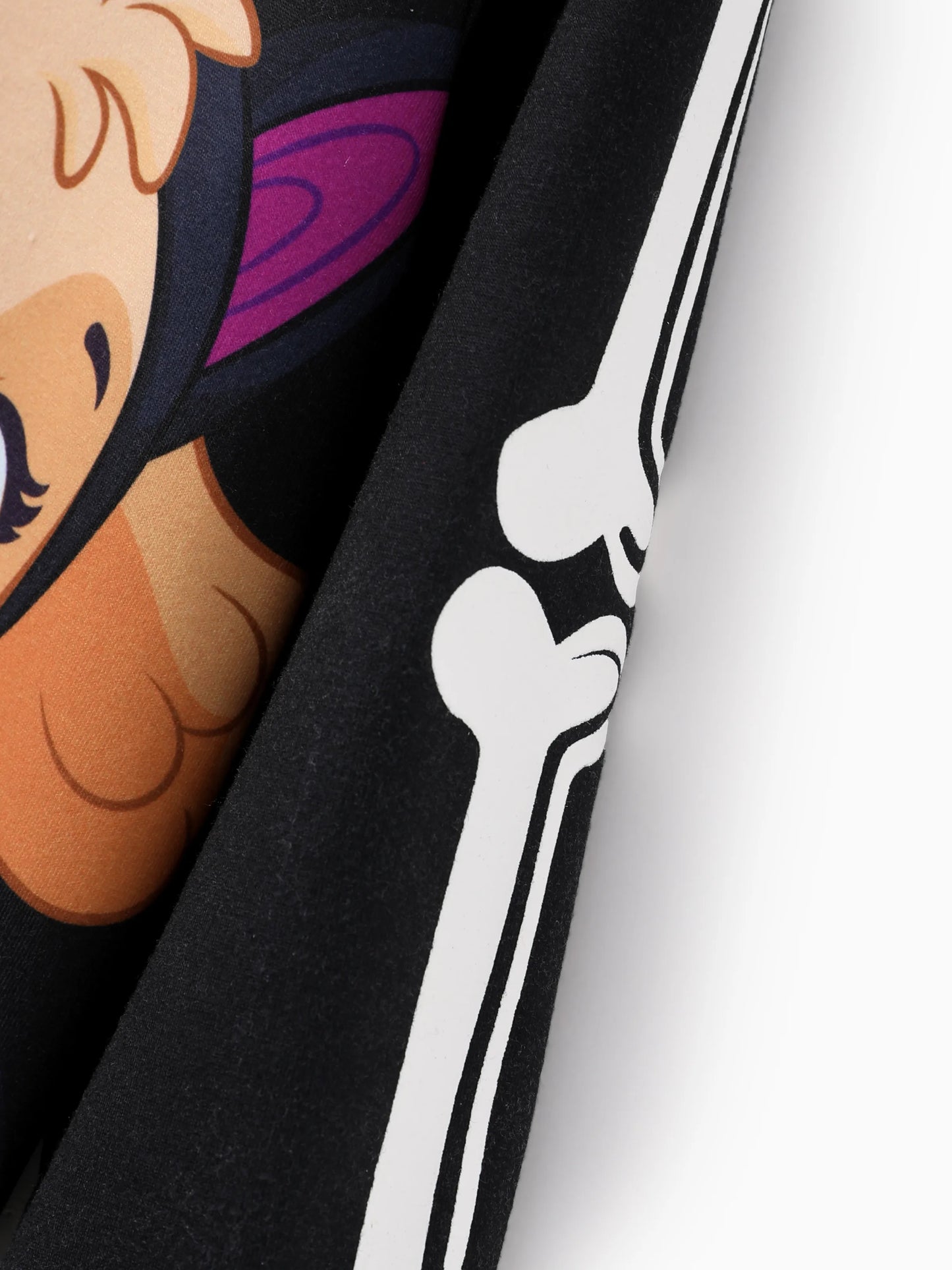 PAW Patrol Toddler Girl 1pc Skye Glow in the Dark Hoodie BlackandWhite