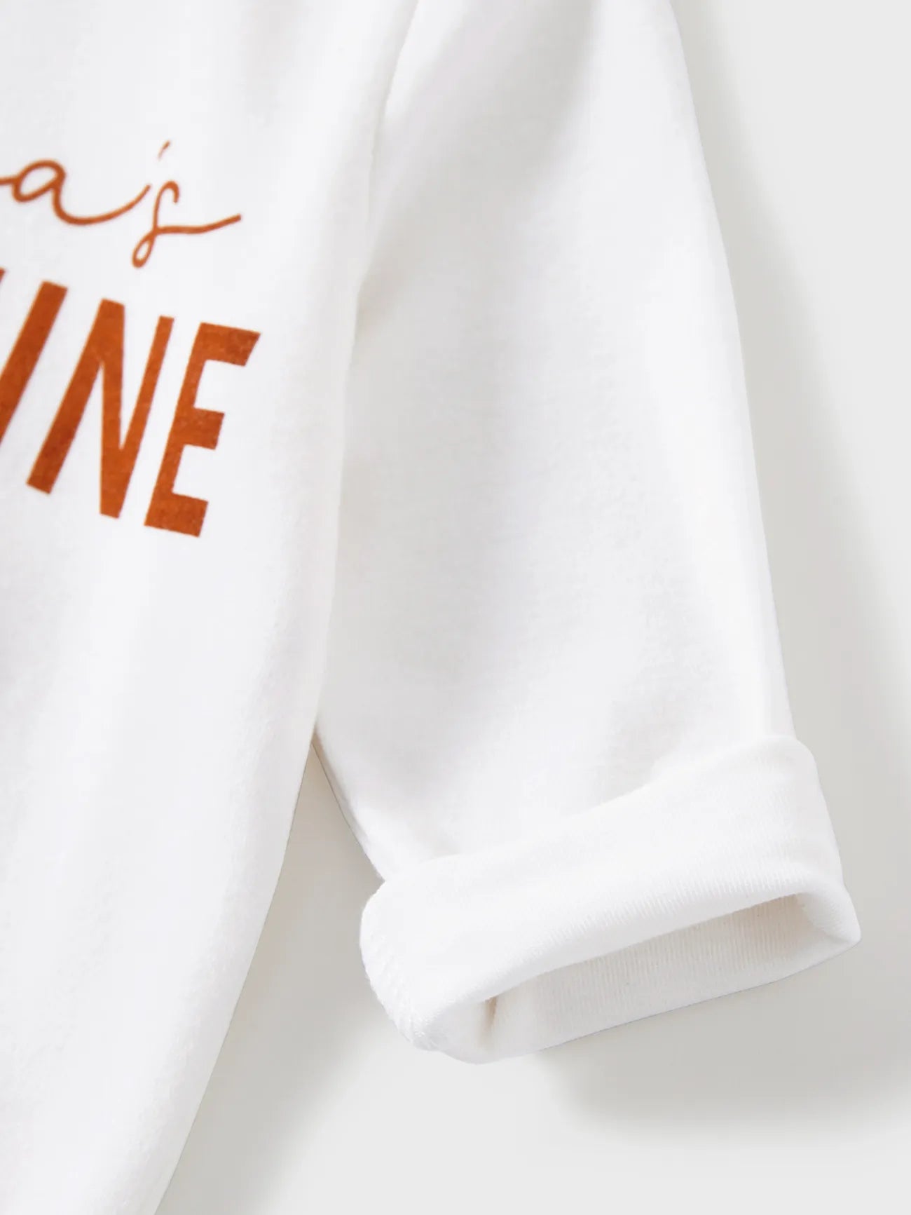 Letter Print Round Neck Long-sleeve sweatshirt